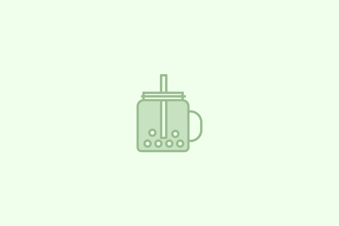 15 Bubble Tea Icons