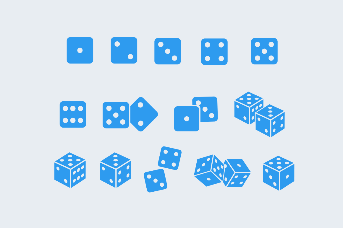 15 Dice Icons