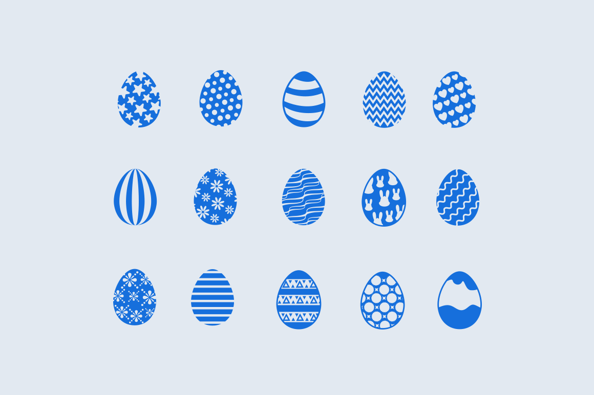 15 Easter Egg Icons