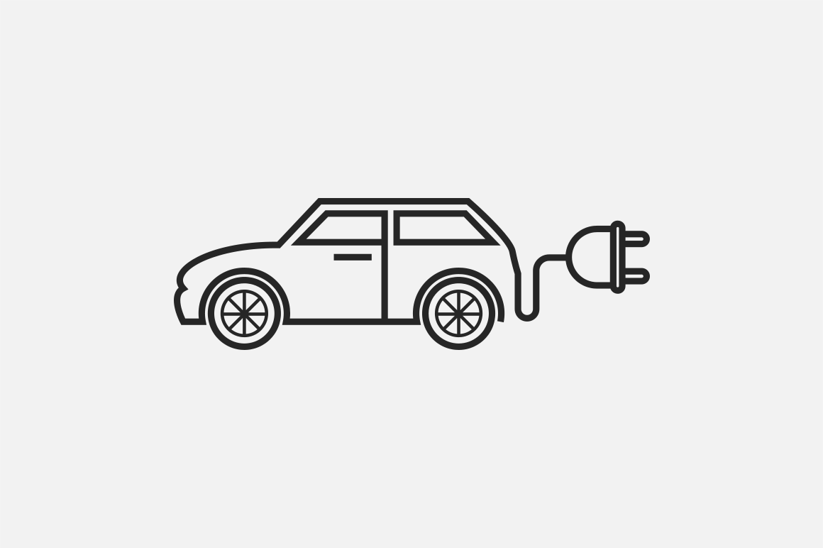 15 Electric Car Icons Creative VIP