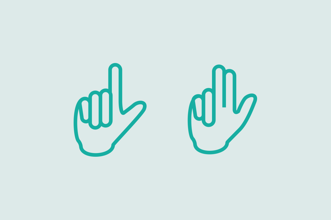 18 Sign Language Icons Creative VIP