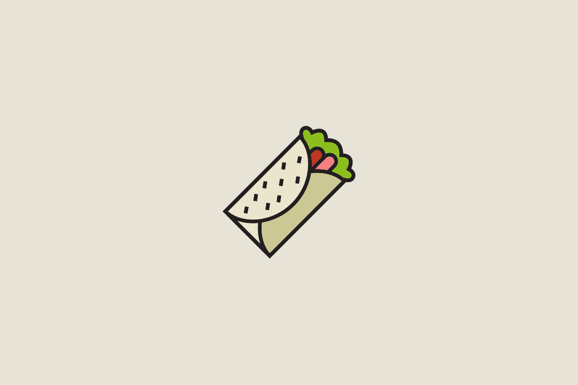 20 Street Food Icons