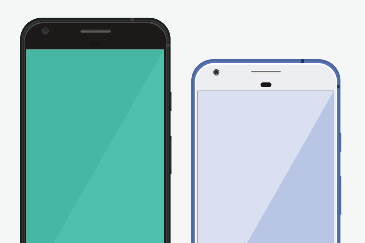 Google Pixel Phone Mockup