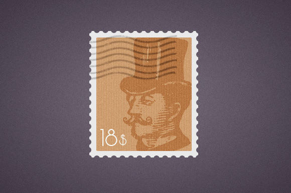 Postage Stamp PSD