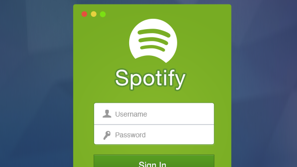 spotify developer login